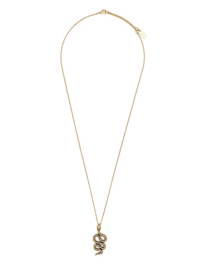 Chloé Snake Necklace In Gold