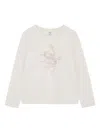 Chloé Snake-print T-shirt In White