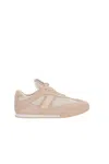 Chloé Kick Leather And Suede-trimmed Mesh Sneakers