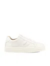 Chloé Lauren Leather Sneakers In White