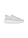 Chloé Low Top Sneakers Textured Sole In Gray