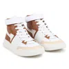 Chloé Panelled High-top Sneakers In White