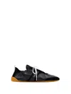 Chloé Sneakers Contrast Sole Elasticated Panels Pull Tab In Black