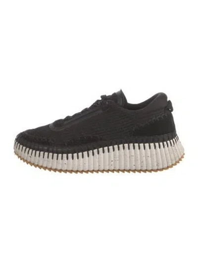 Pre-owned Chloé Sneakers In Black