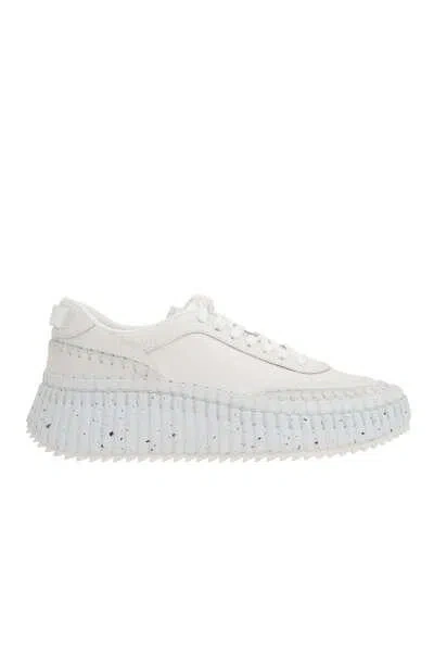Chloé Chloè Sneakers In Brillant White