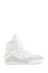 Chloé High-top Sneakers Featuring Mesh Panels In Brown