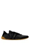 Chloé Sneakers Contrast Sole Elasticated Panels Pull Tab In Black