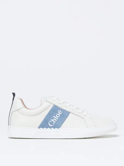 CHLOÉ SNEAKERS CHLOÉ KIDS COLOR WHITE,G52807001