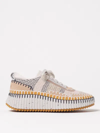 CHLOÉ SNEAKERS CHLOÉ WOMAN COLOR BEIGE,G46993022