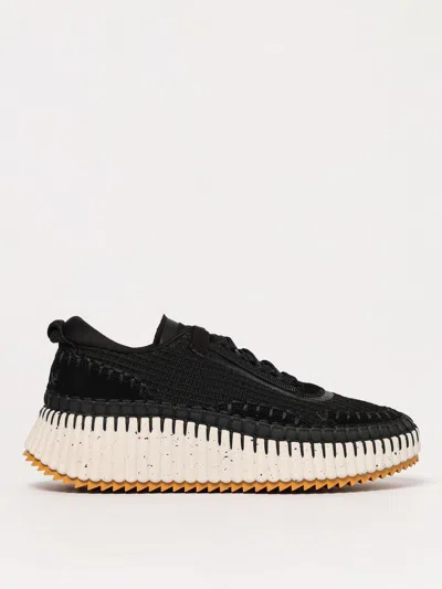 CHLOÉ SNEAKERS CHLOÉ WOMAN COLOR BLACK,G46993002