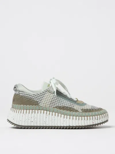 CHLOÉ SNEAKERS CHLOÉ WOMAN COLOR KAKI,G46993030