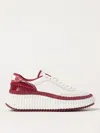 Chloé Red And White Sneakers In Red