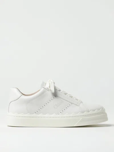 CHLOÉ SNEAKERS CHLOÉ WOMAN COLOR WHITE,G43940001