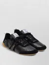 Chloé Sneakers Contrast Sole Elasticated Panels Pull Tab In Black