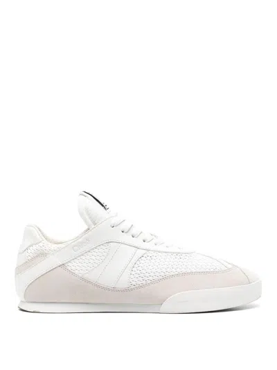 CHLOÉ ZAPATILLAS - CREMA