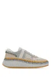 Chloé Chloe Nama Whipstitch-trim Low Top Sneaker In Multi