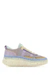 Chloé Chloe Women Multicolor Fabric Nama Sneakers In Multicoloured