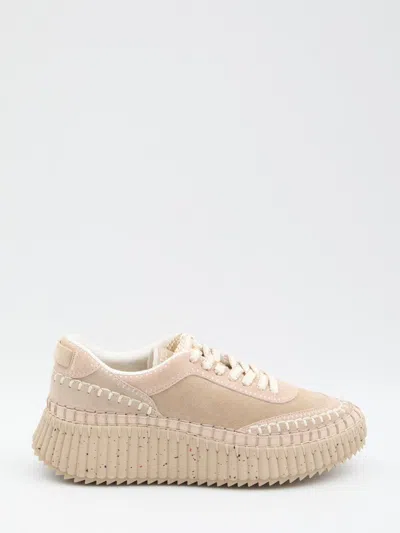 Chloé Sneakers Nama In Neutral