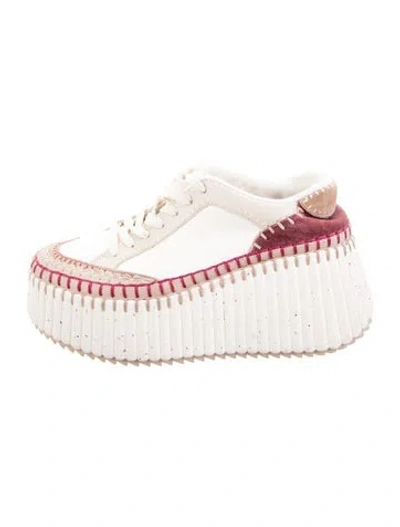 Pre-owned Chloé Sneakers In Pink
