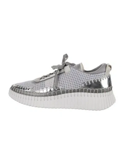 Pre-owned Chloé Sneakers In Silver