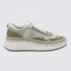 Chloé Nama Low-top Sneakers In Soft Khaki