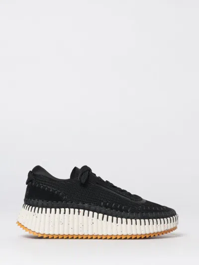 Chloé Chloe Nama Sustainable Sneakers For Women In Black
