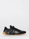 Chloé Sneakers Contrast Sole Elasticated Panels Pull Tab In Black