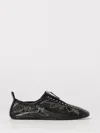 Chloé Low Top Sneakers Pull Tab Round Toe In Black