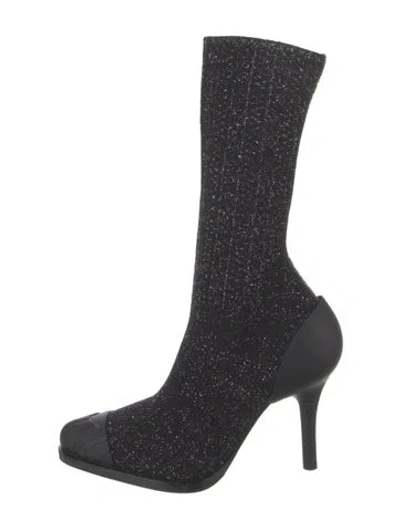Pre-owned Chloé Sock Boots In Black