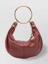 Chloé Soft Leather Round Handle Adaptable Strap Bracelet Bag