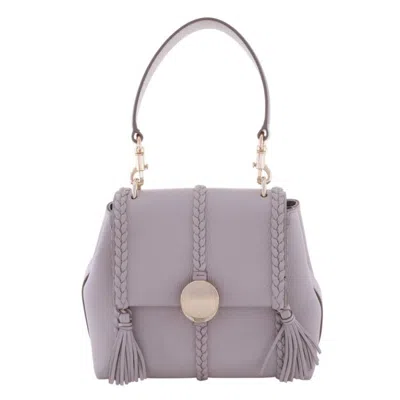 Chloé Chloe Soft Leather Small Penelope Shoulder Bag In Purple