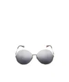 Chloé 61mm Oversized Sunglasses In Gray