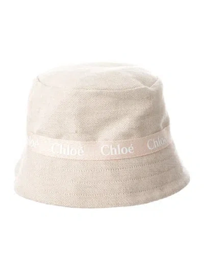 Pre-owned Chloé Solid Bucket Hat W/tags In Neutral