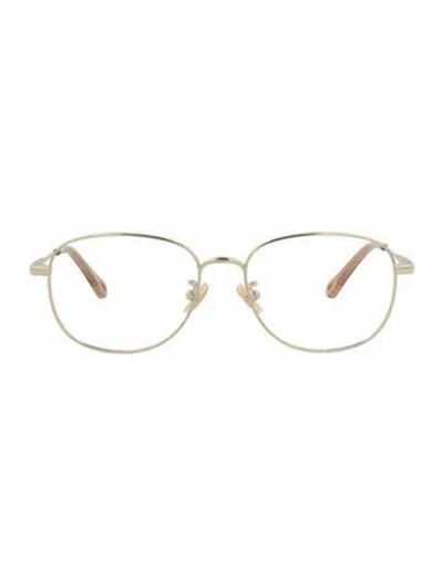 Pre-owned Chloé Solid Eyeglasses W/ Tags In Gold