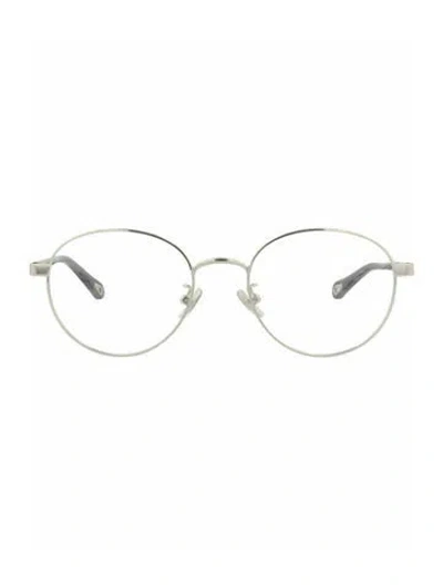 Pre-owned Chloé Solid Eyeglasses W/ Tags In Silver