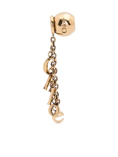 Chloé Sphere Bag Charm Bracelet In Gold