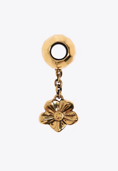 Chloé Sphere Flower Dice Bracelet Charm In Gold