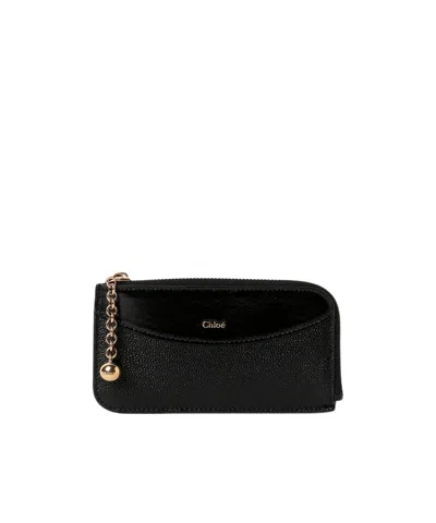 Chloé Sphere Small Purse In Black