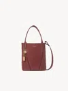 Chloé Spin Shoulder Bags Black