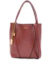 Chloé Small Spin Tote In Grained Leather Bags