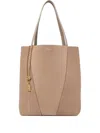 Chloé Spin Tote Bag In Suede Leather Grey Size Onesize 100% Calf-skin Leather In Gray