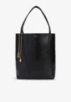 Chloé Spin Calf Leather Shoulder Bag In Black