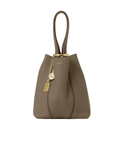 Chloé Spin Cross-body Bag In Brown