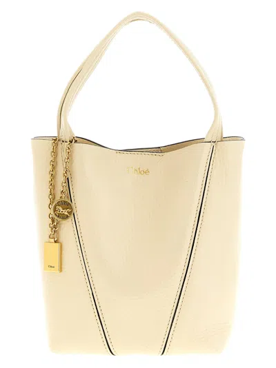 Chloé Spin Handbag In Neutral
