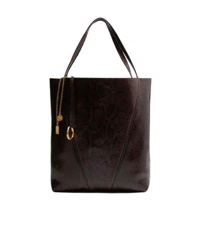 Chloé Spin Large Tote Bag In Black