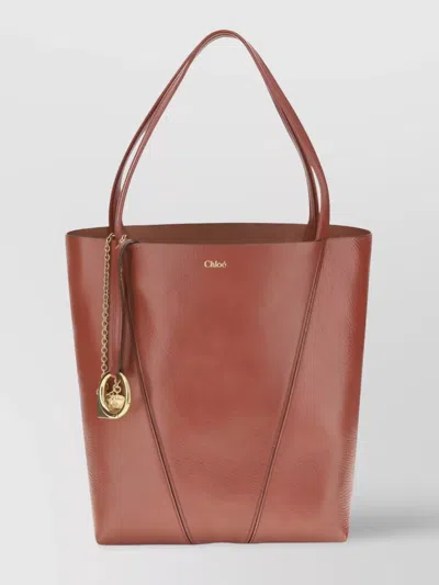 Chloé Spin Leather Shoulder Bag