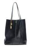 Chloé Spin Leather Tote In Black