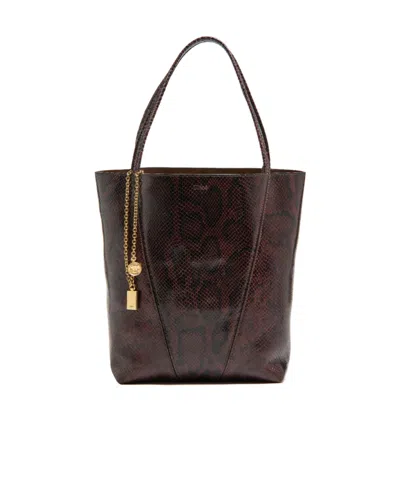 Chloé Spin Medium Tote Bag In Black