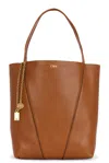 Chloé Spin Medium Tote Bag In Clay Brown