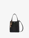 Chloé Spin Calf Leather Shoulder Bag In Black